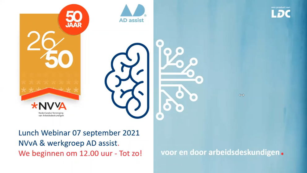 Eerste arbeidsdeskundigen aan de slag met AD assist