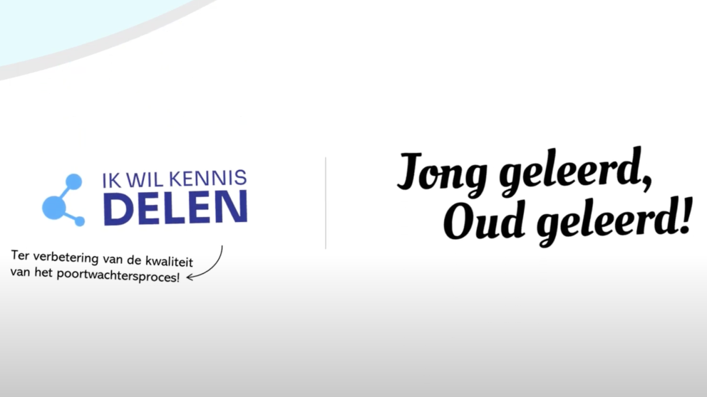 Jong geleerd, oud geleerd!