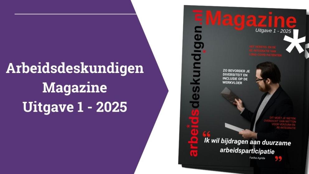 NVvA presenteert het Arbeidsdeskundigen Magazine