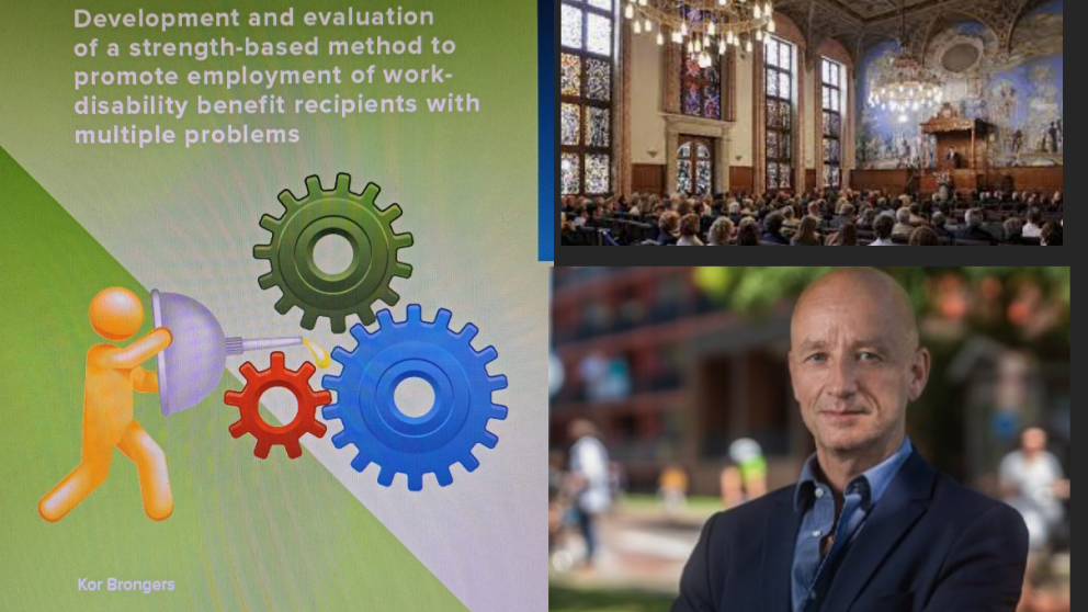 Eerste Gepromoveerde Arbeidsdeskundige - Dr. Kor Brongers!