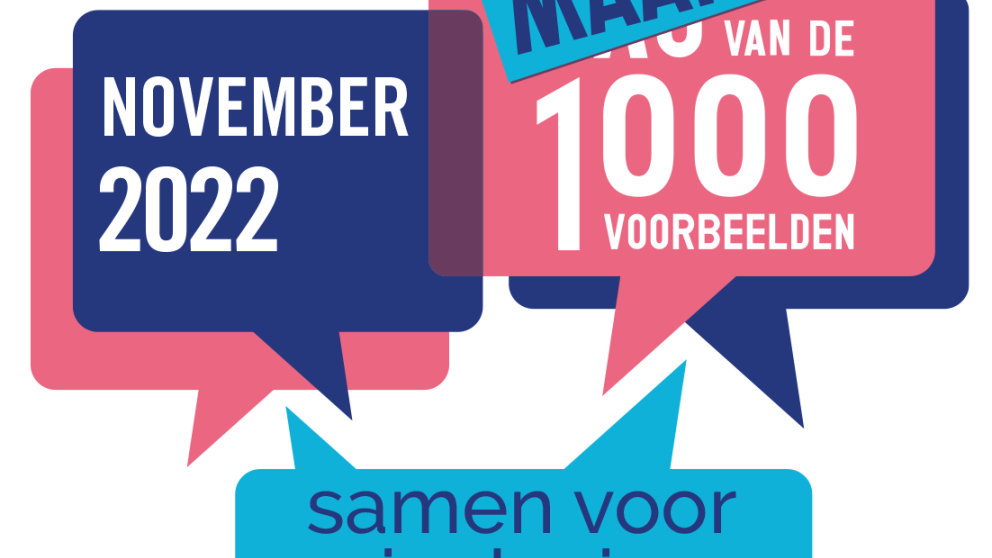 November: ‘Maand van de 1000 voorbeelden’