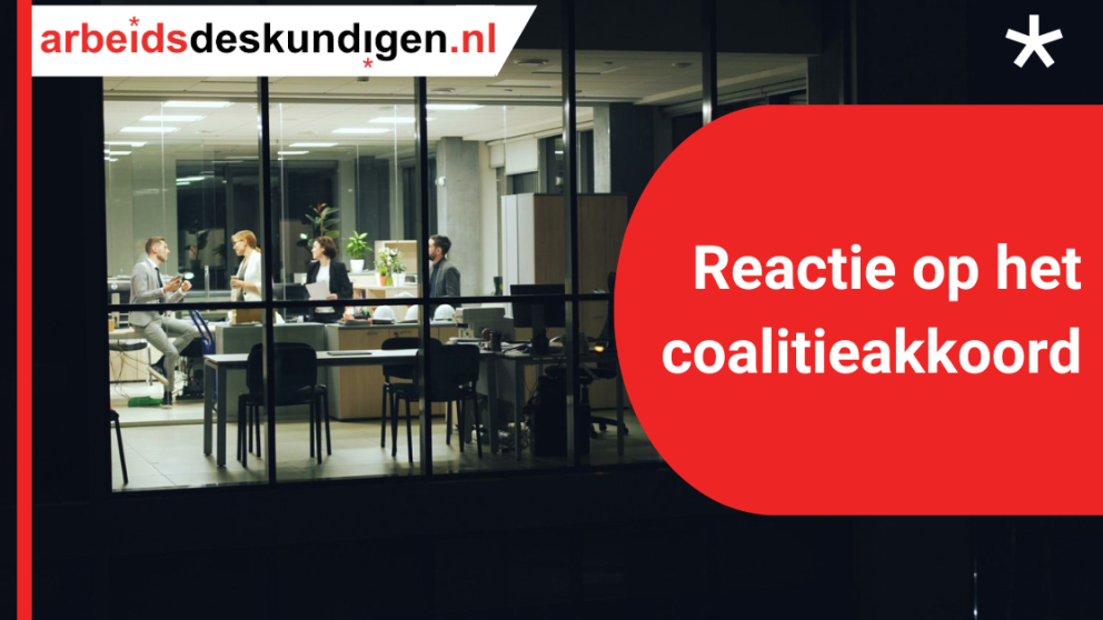 Reactie NVvA op het coalitieakkoord