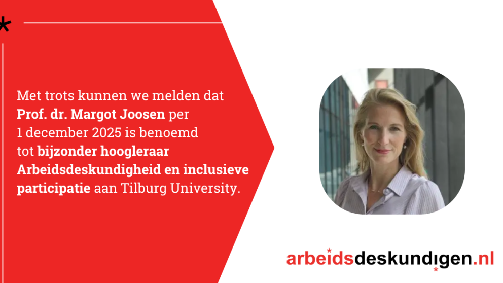 Nieuwe bijzonder hoogleraar Arbeidsdeskundigheid en inclusieve participatie