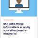 Eigen website voor BAR
