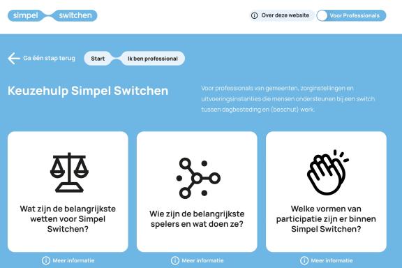 Simpel Switchen: nieuw online hulpmiddel beschikbaar