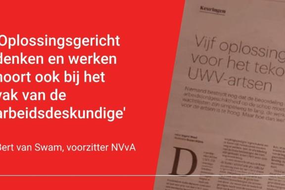 Reactie NVvA op artikel in Trouw