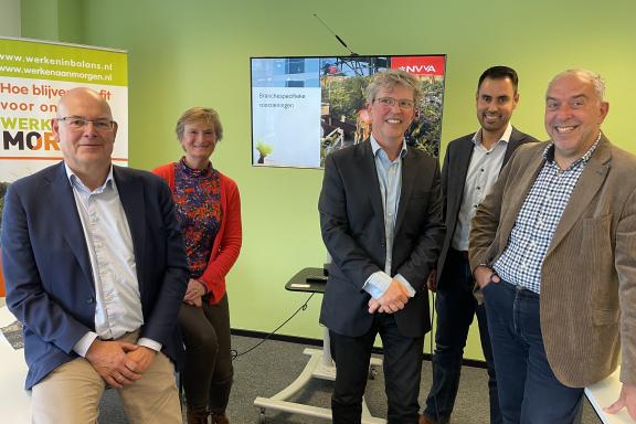 Tweede Kamerlid op werkbezoek bij arbeidsdeskundige beroepsgroep