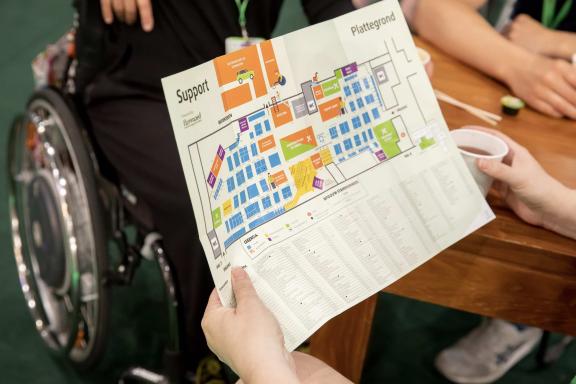 NVvA present op Support-beurs