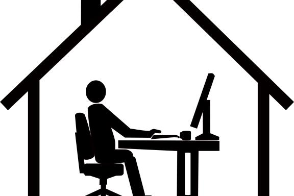 Helft alle werknemers werkt (vooral) vanaf huis